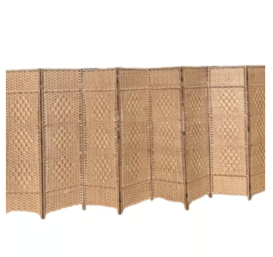 פרגוד מתקפל - 10 - כנפיים נפתח עד 500 ס"מ. מבית H.KLEIN‏ - צבע טבעי