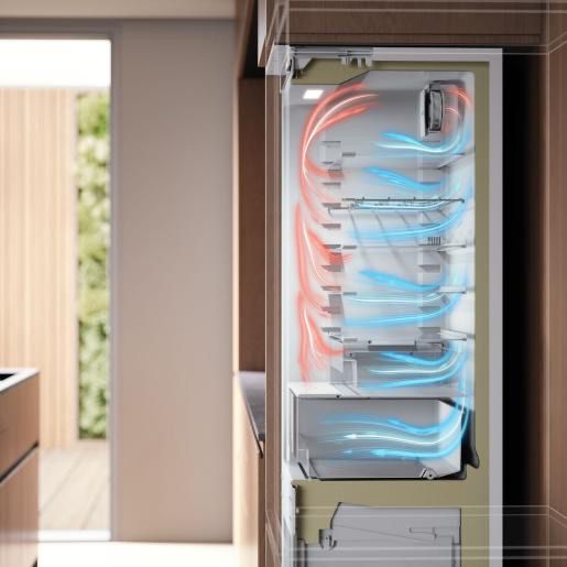 מקרר אינטגרלי מקפיא תחתון ASKO RFN31831I ברוחב 60 ס"מ – תמונה 3