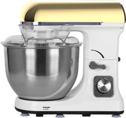 מיקסר מקצועי 5 ליטר Normande נורמנדה MK37 זהב/לבן
