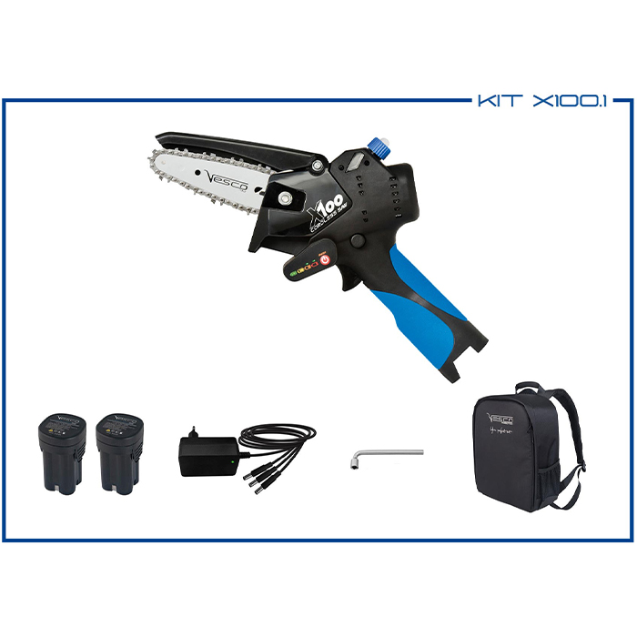 מסור גיזום נטען VESCO X100 כולל שימון - ניוטק – תמונה 3