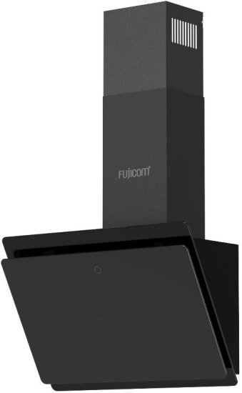 קולט אדים צמוד-קיר רוחב 60 ס''מ Fujicom FJ-CHT60BL - זכוכית שחורה