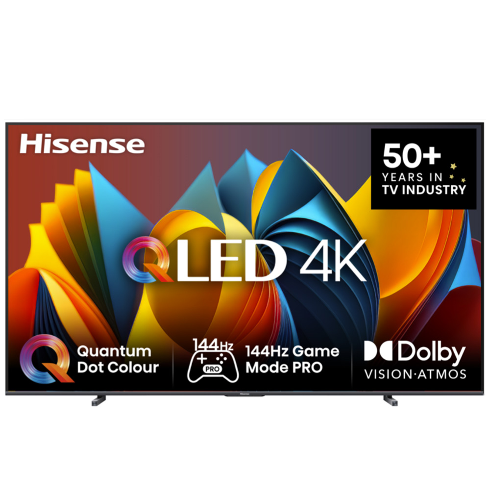 טלוויזיה חכמה Hisense 85" QLED דגם 85E79NQ ברזולוציית 4K UHD