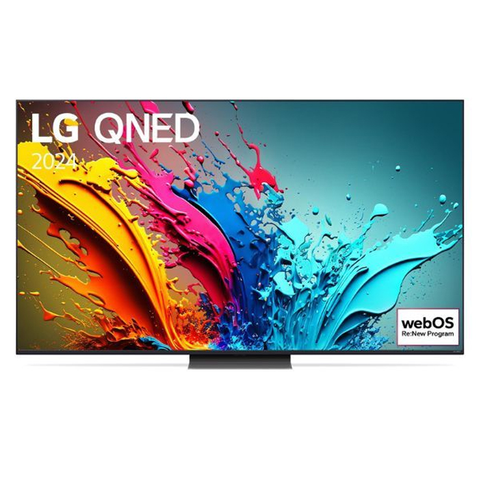טלוויזיה LG QNED86 86 אינץ' - רזולוציית 4K עם פאנל 120Hz ומערכת webOS24