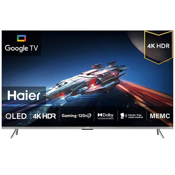 טלוויזיה חכמה Haier QLED 4K 75" עם Dolby Vision ודגם H75S800UX