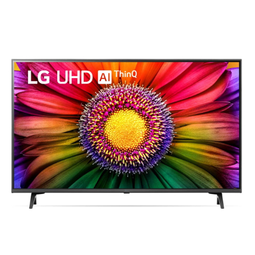 טלוויזיית 43 אינץ' LG 43UR80006LJ עם מעבד α5 דור 6 ורזולוציית 4K UHD