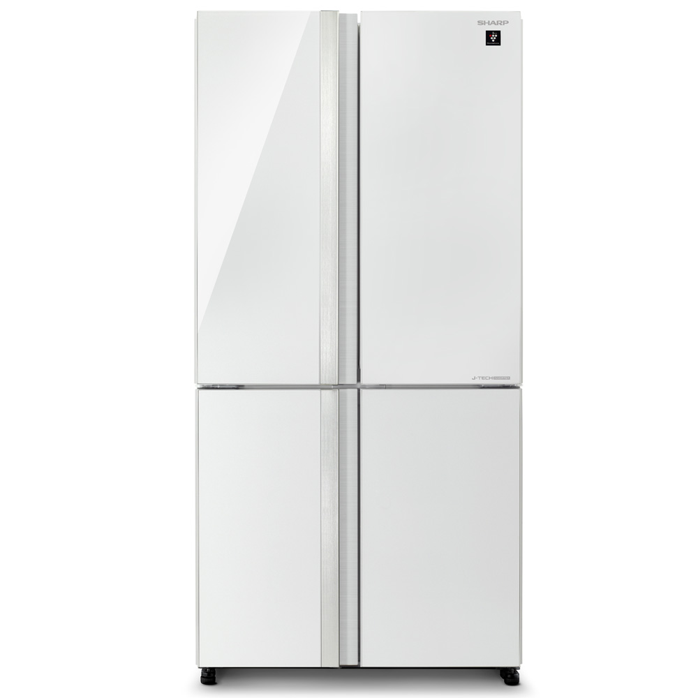מקרר SHARP 611 ליטר עם 4 דלתות וטכנולוגיית J-TECH INVERTER דגם SJ-FSRN87V-WH