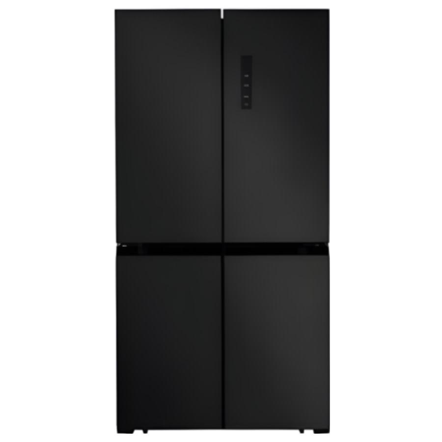 מקרר 4 דלתות נורמנדה ND975B-IC נפח כולל 567 ליטר זכוכית שחורה