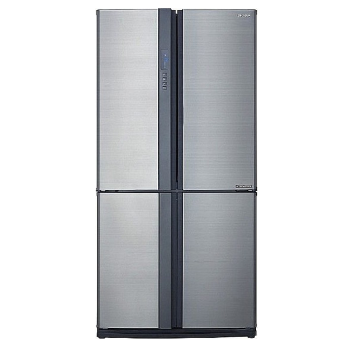 מקרר 4 דלתות SHARP מדגם SJ-FER87V-SL עם מדחס J-Tech Inverter