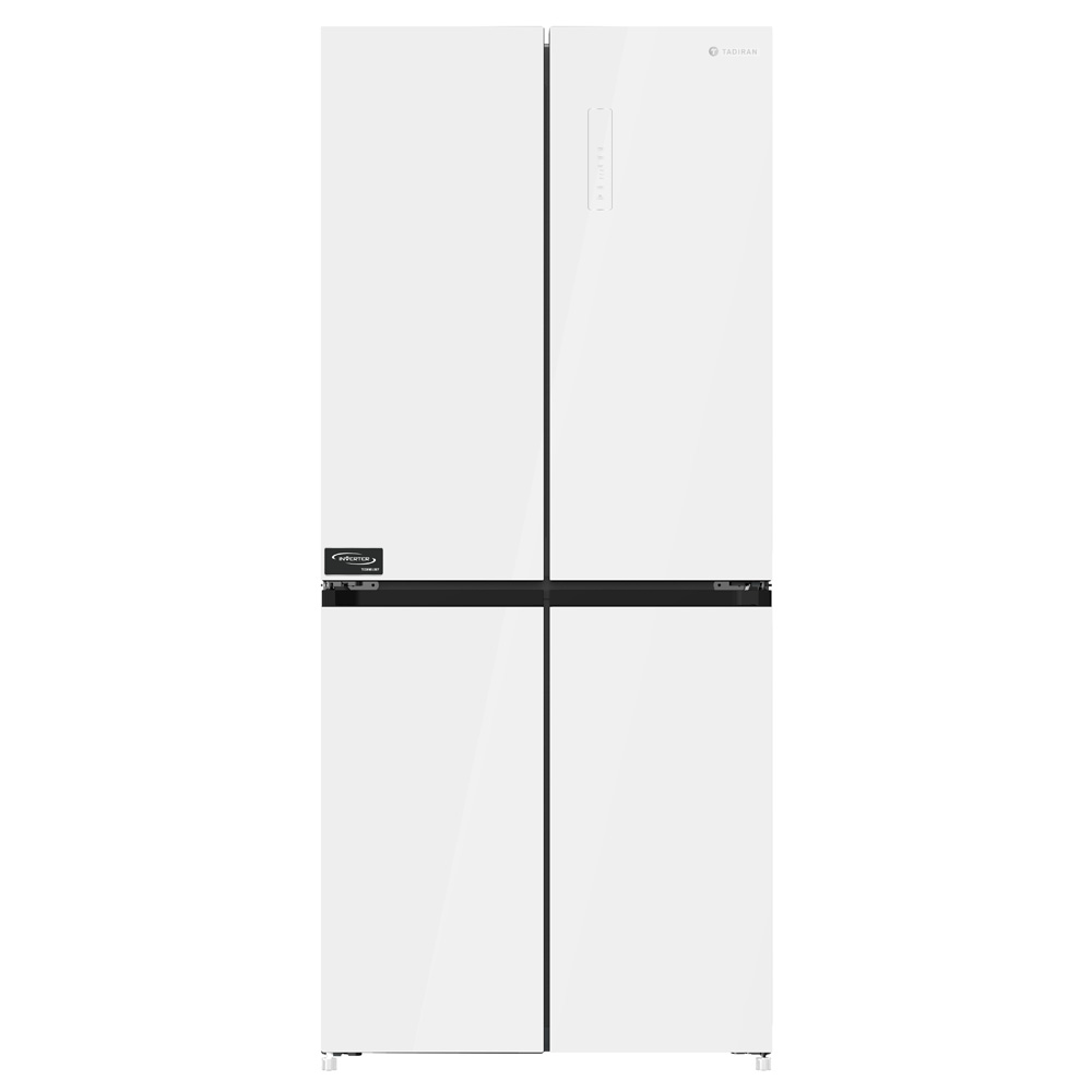 מקרר 4 דלתות תדיראן TADR431GW עם 415 ליטר ומצב חופשה חסכוני.