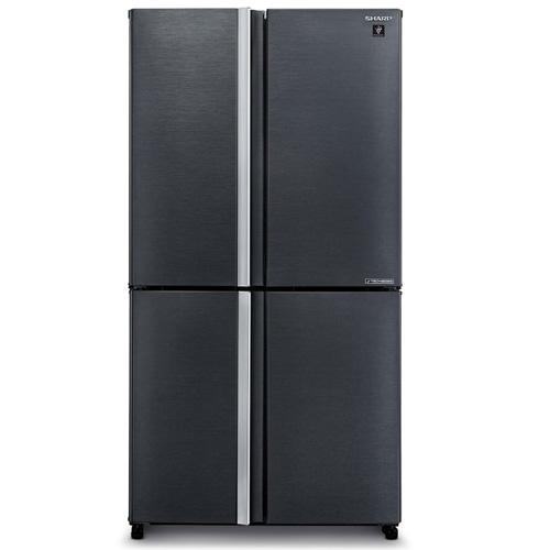 מקרר 4 דלתות SHARP דגם SJ-8570SL בנפח 525 ליטר עם טכנולוגיית Plasmacluster