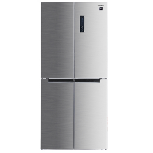 מקרר שרפ 4 דלתות עם מקפיא תחתון בנפח כולל של 401 ליטר