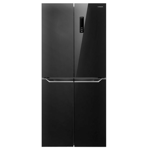 מקרר 4 דלתות אמקור HR448GB בנפח 472 ליטר, דירוג אנרגיה B, NO FROST
