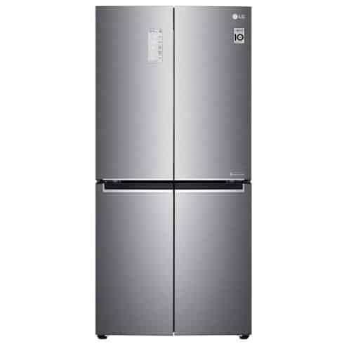 מקרר מקפיא תחתון 4 דלתות LG GRB618S עם נפח נטו 464 ליטר