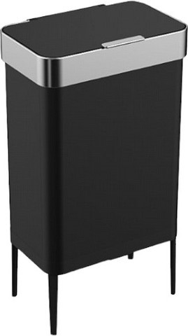 פח אשפה 60 ליטר מכני DARNA SS60LS018 - צבע שחור