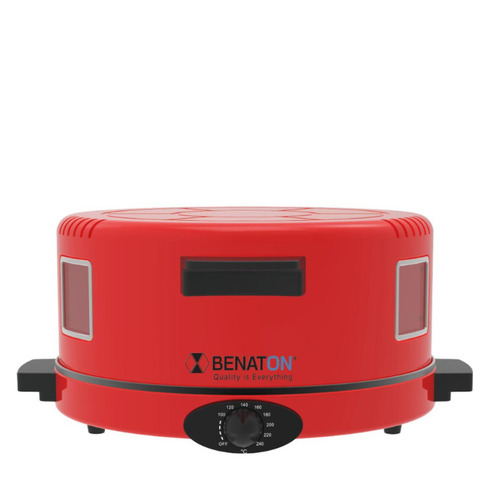 אופה פיתות ולחמים מקצועי- קוטר 40 ס"מ Benaton BT-6040 - צבע אדום