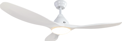 מאוורר תקרה "48 עם שלט ותאורה EF-1158W זק"ש לבן