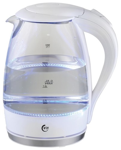 עדי - כד חשמלי 1.7 ליטר זכוכית לבן זק"ש Sachs EF-980W