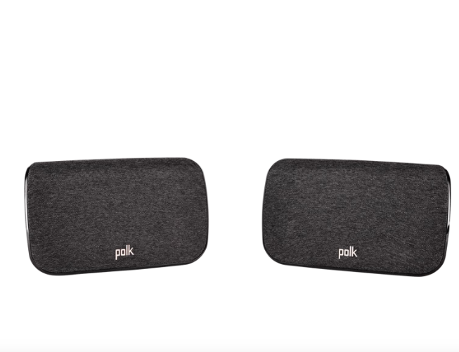 זוג רמקולים אחוריים אלחוטיים Polk Audio SR2 - צבע שחור