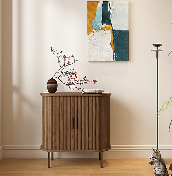 כוננית שידה דגם קוורץ QUARTZ בגוון עץ מבית סטאר שופ STAR SHOP