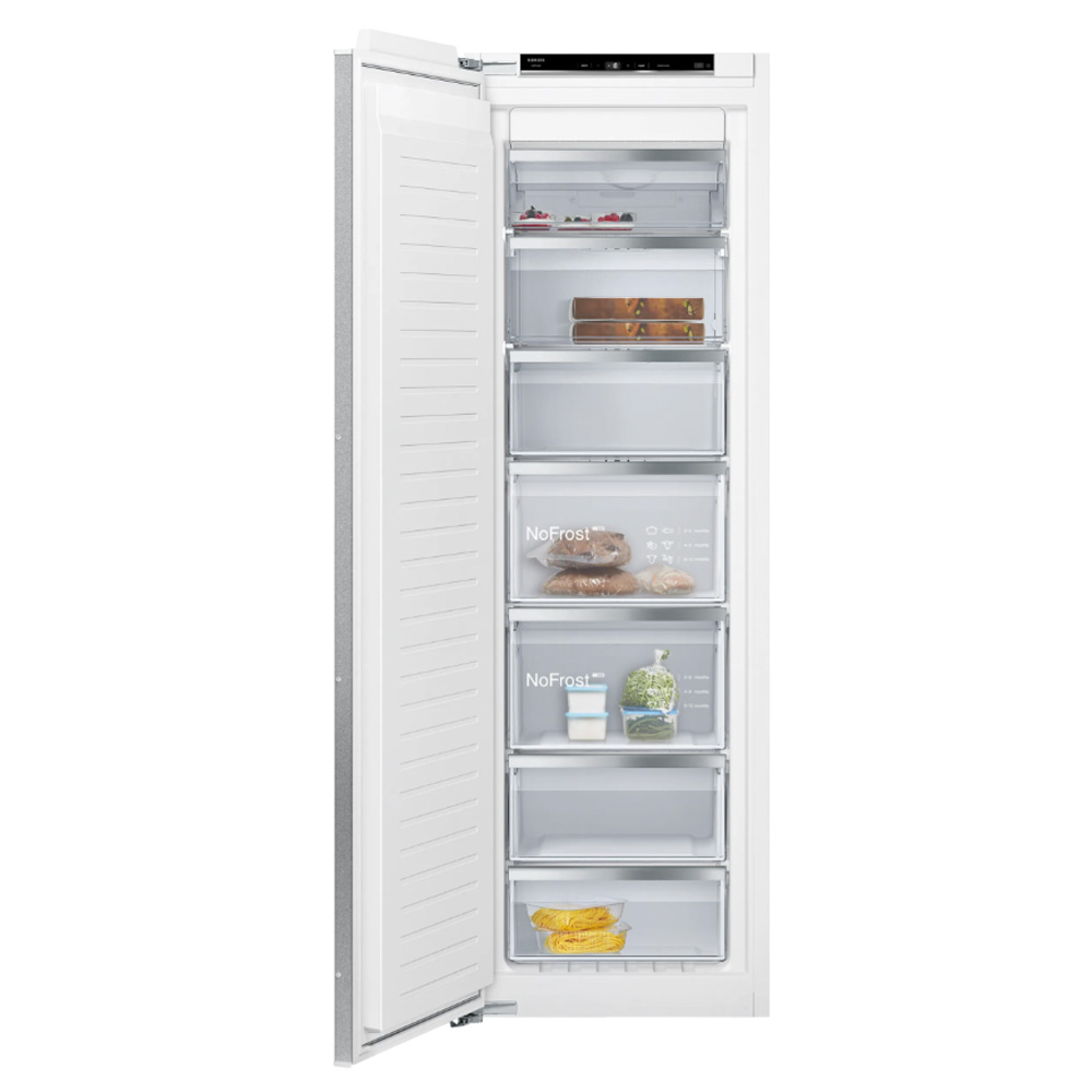 מקפיא אינטגרלי סמסונג SIEMENS סימנס GI81NACE0 עם הפשרה אוטומטית noFrost ועוצמת רעש 35 dB