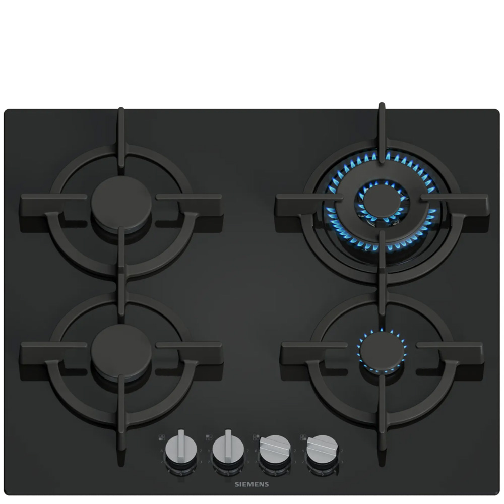 כיריים גז Siemens iQ500 עם 4 מבערים ולהבה כפולה לווק 3.3kW