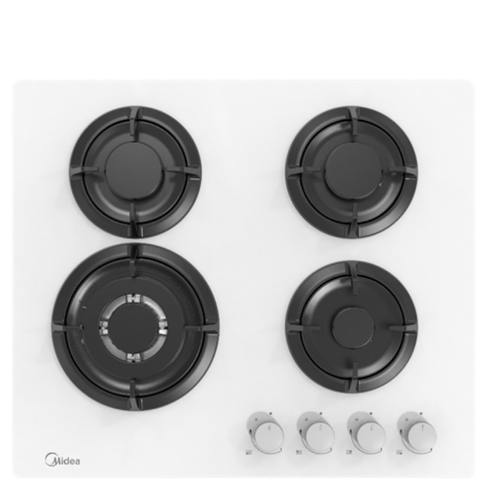 כיריים גז מידאה 60GH503 עם להבת טורבו עוצמתית 3.6KW