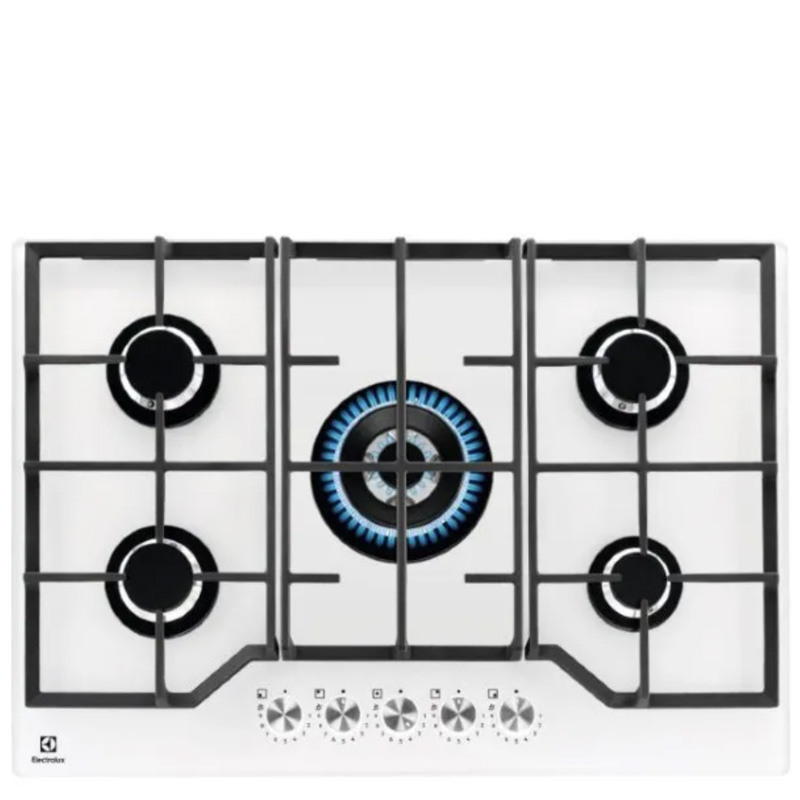 כיריים גז Electrolux 75 ס"מ עם מבער ווק ומערכת ניתוק אוטומטית