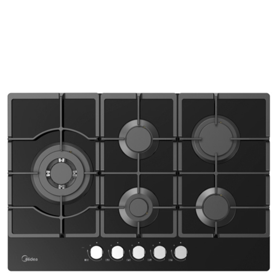 כיריים גז MIDEA מידאה 75GP095 - 5 להבות כולל להבת טורבו כפולה 3.6KW