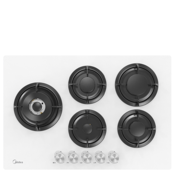 כיריים גז 5 להבות מידאה MIDEA דגם 75GP503 - עם הצתה אוטומטית חכמה