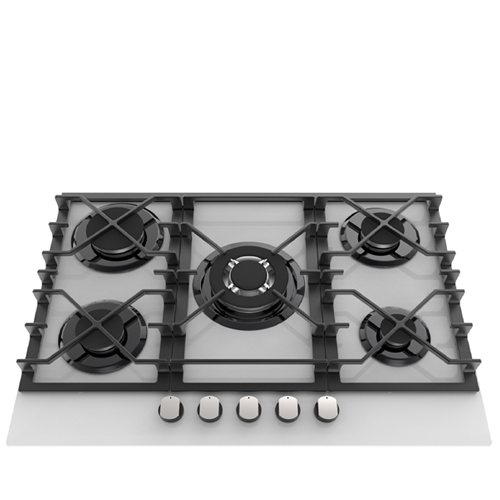 כיריים גז LY VENT עם 5 להבות ומבער טורבו - דגם HO-T-677W