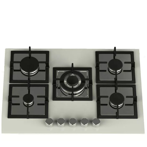 כיריים גז LACASA עם 5 מבערים ומשטח זכוכית מחוסם - LCV70GW