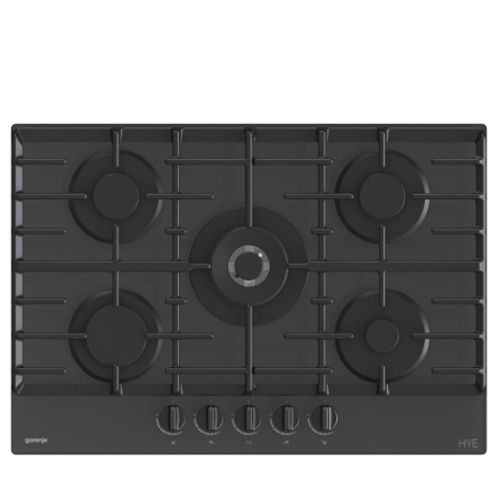 כיריים גז Gorenje GTW7C51B עם 5 מבערים וקיבולת חום גבוהה