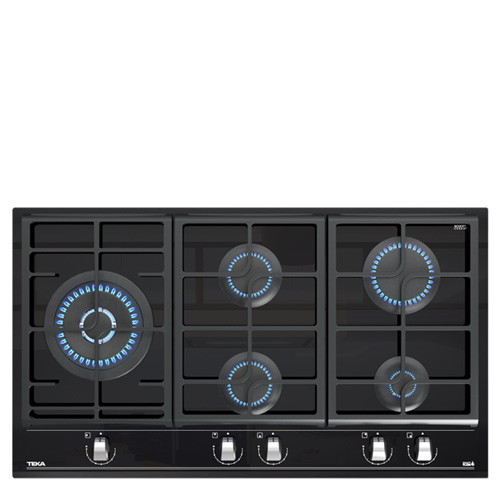כיריים גז מתקדמים TEKA תקה GZC 95320 עם משטח זכוכית קרמי 4 מ"מ