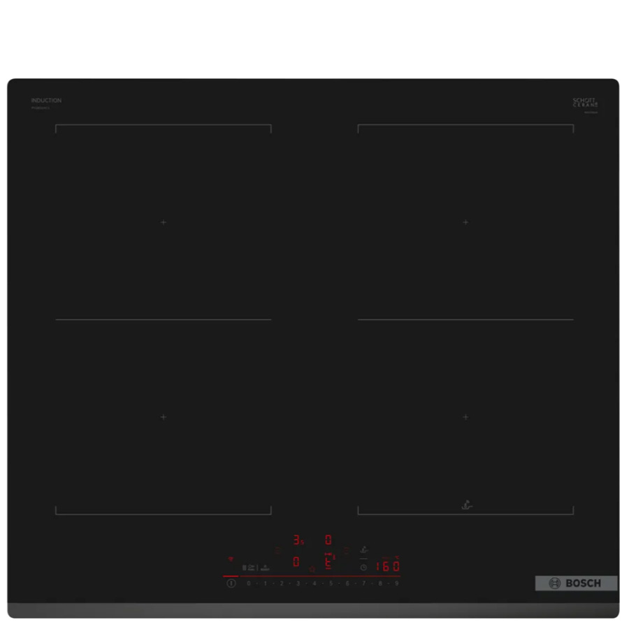 כיריים BOSCH אינדוקציה PVQ631HC1E עם ZoneBoost ו-4 אזורים 3700W