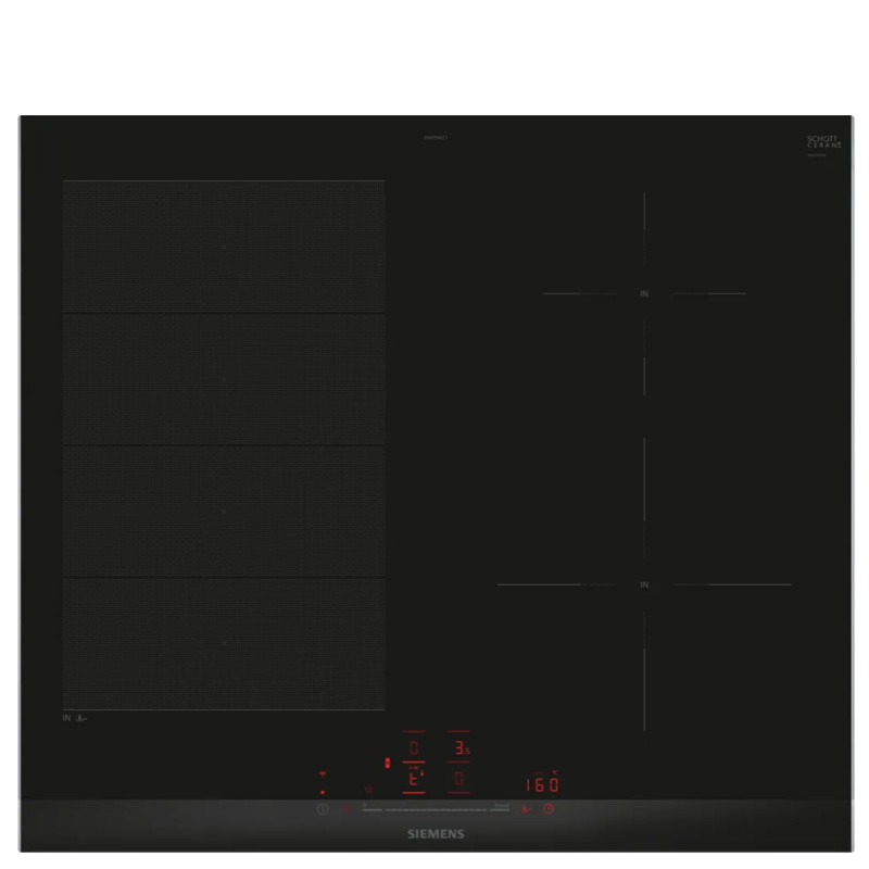 כיריים אינדוקציה של סימנס עם שליטה touchSlider ודגם EX675HEC1E