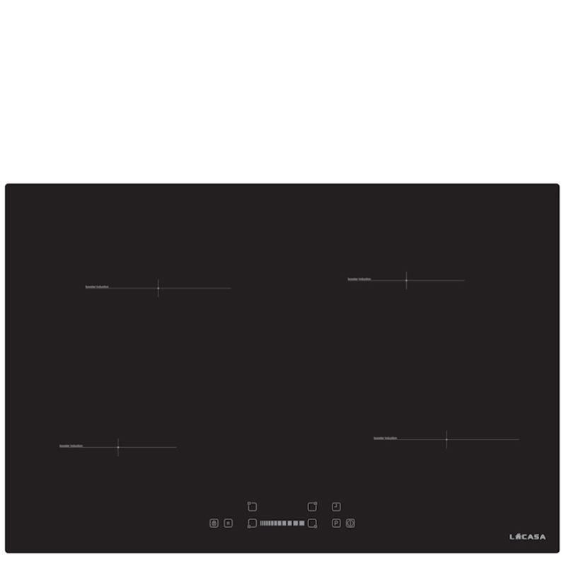 כיריים אינדוקציה שחורות עם פיקוד טאצ' ודגם LCV80INDB