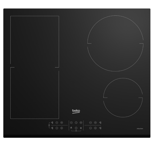 כיריים אינדוקציה BEKO HII64202FMT עם 4 אזורי בישול ואזור Flexi