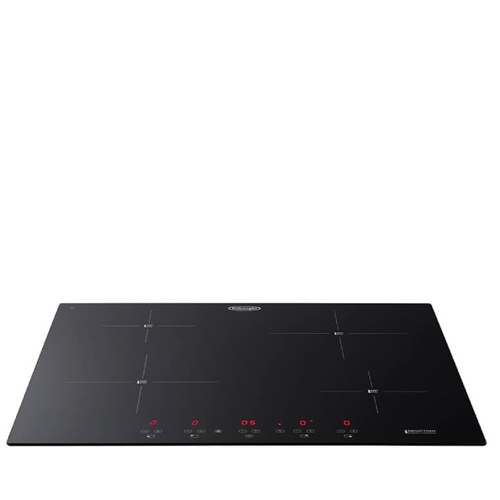 כיריים אינדוקציה DELONGHI דלונגי NDI480B עם 4 אזורי חימום ומשטח קרמי עמיד