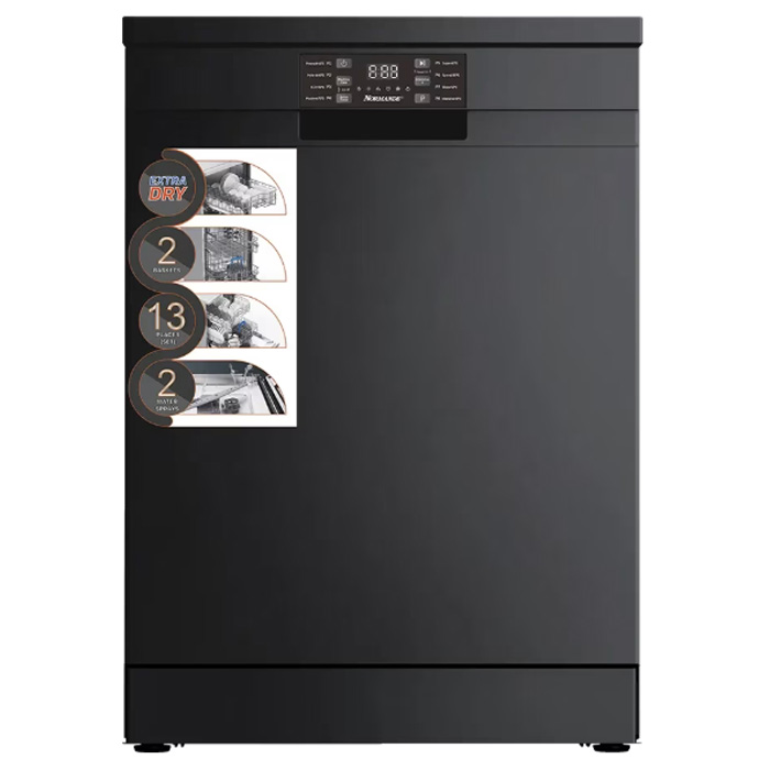 מדיח כלים Normande ND6528B עם 9 תוכניות למשפחות קטנות-בינוניות