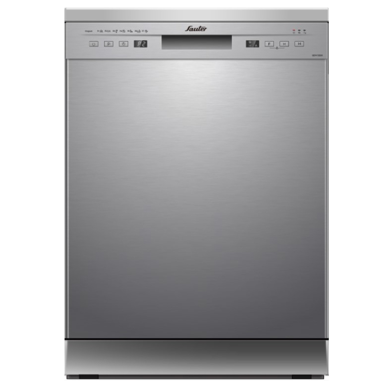 מדיח כלים רחב נירוסטה SAUTER SDW1050IX עם מקום ל-12 מערכות כלים