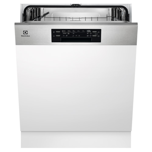 מדיח כלים חצי אינטגרלי ELECTROLUX EES47310IX עם מנוע אינוורטר וחיישן SENSORCONTROL