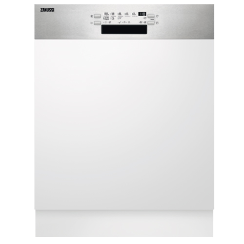 מדיח כלים חצי אינטגרלי ZANUSSI ZDSN653X2 עם טכנולוגיית ייבוש AirDry אפקטיבית
