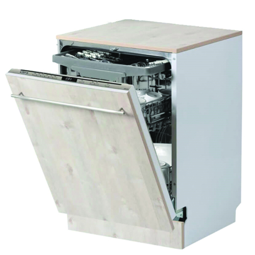 מדיח כלים אינטגרלי DELONGHI דגם WMD84I - תצוגת LED וטכנולוגיית Aqua Stop