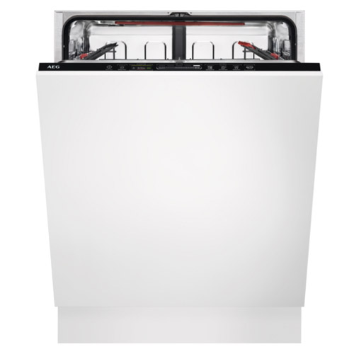 מדיח כלים אינטגרלי AEG עם תאורה פנימית וקיבולת ל-13 מערכות כלים - דגם FSE83617P