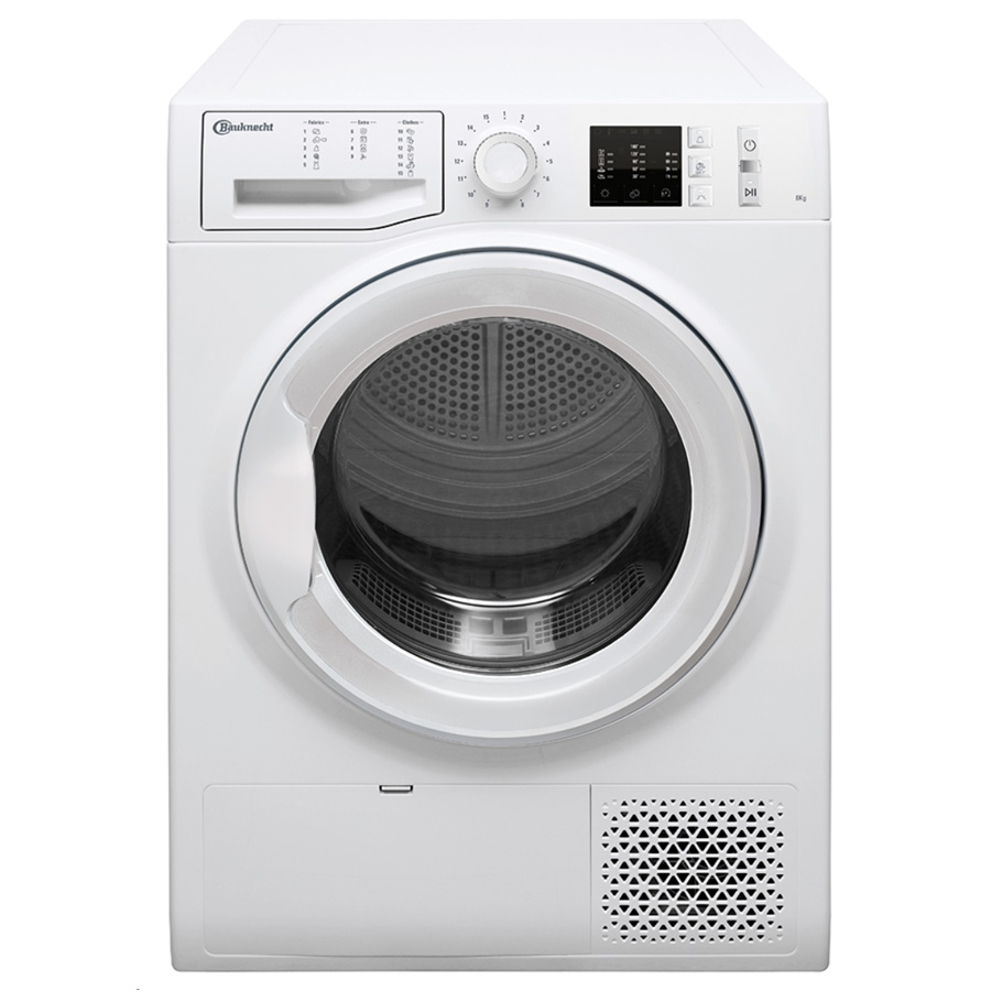 מייבש כביסה באוקנכט TSOFTCM108BIL עם 15 תוכניות ייבוש, קיבולת 8 ק"ג