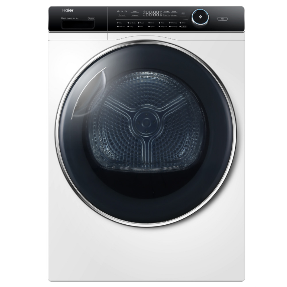 מייבש כביסה חיסכוני HAIER HD90A2979N עם 14 תוכניות וקיבולת 9 ק"ג
