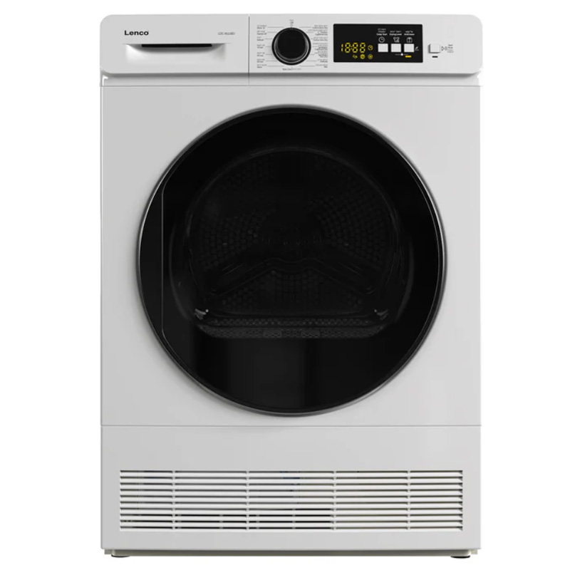 מייבש כביסה חזית Lenco LDC9023BD עם קיבולת 9 ק"ג ותוף קריס קרוס