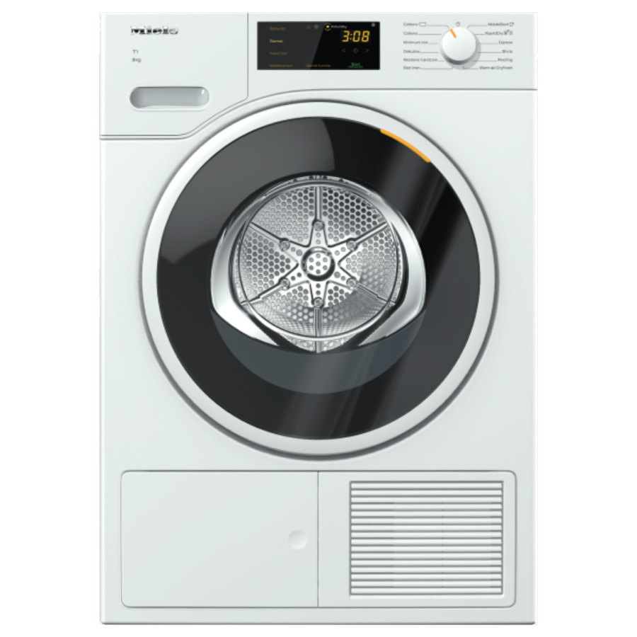 מייבש כביסה עם קיבולת 8 ק"ג, דגם Miele TWD 260 WP, טכנולוגיית Heat Pump