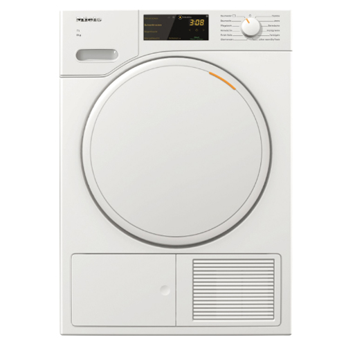 מייבש כביסה MIELE TWC220WP עם טכנולוגיות EcoDry ו-PerfectDry, מטען 8 ק"ג.