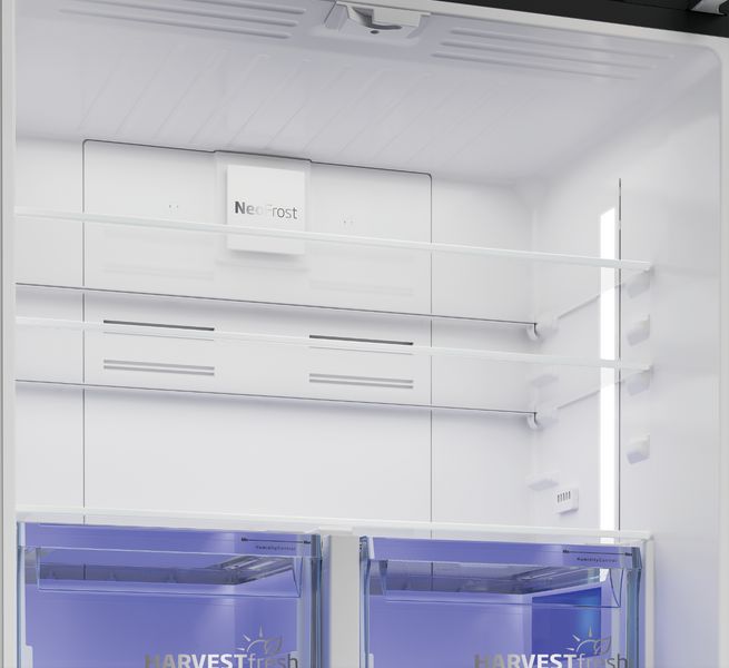 מקרר 4 דלתות 572 ליטר גימור נירוסטה מושחרת דגם GN1406226XBR – תמונה 3